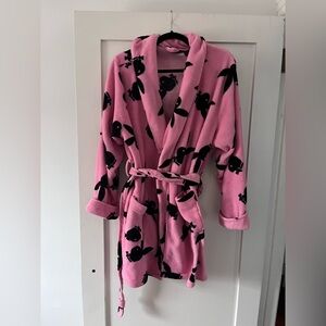 Y2K playboy bunny bathrobe